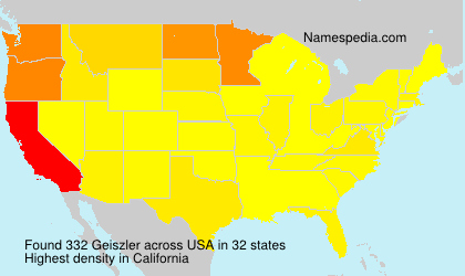 Surname Geiszler in USA Surname Geiszler in USA
