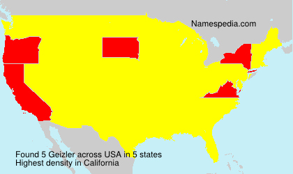 Surname Geizler in USA Surname Geizler in USA