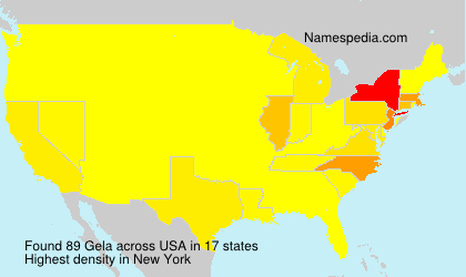 Surname Gela in USA