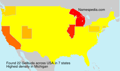Surname Gelbuda in USA Surname Gelbuda in USA