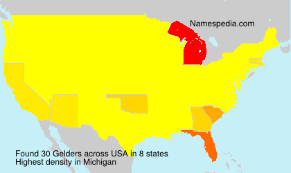 Surname Gelders in USA Surname Gelders in USA