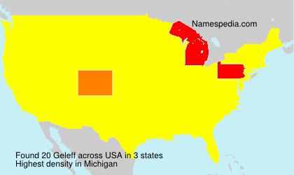Surname Geleff in USA Surname Geleff in USA