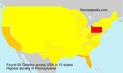 Surname Geletko in USA Surname Geletko in USA