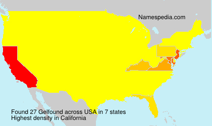 Surname Gelfound in USA Surname Gelfound in USA