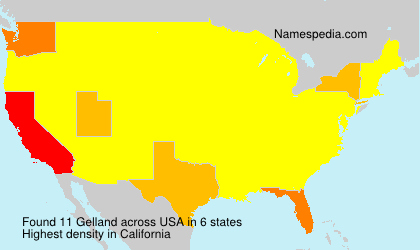 Surname Gelland in USA Surname Gelland in USA