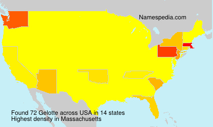 Surname Gelotte in USA Surname Gelotte in USA