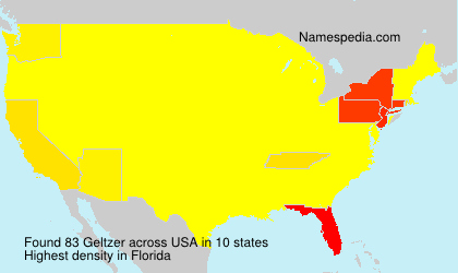 Surname Geltzer in USA Surname Geltzer in USA
