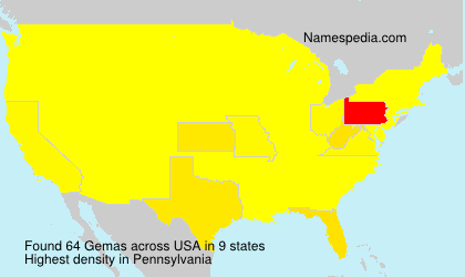 Surname Gemas in USA Surname Gemas in USA