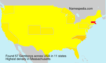 Surname Gemborys in USA Surname Gemborys in USA
