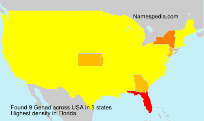 Surname Genad in USA Surname Genad in USA