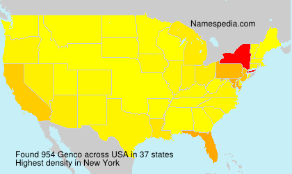 Surname Genco in USA Surname Genco in USA