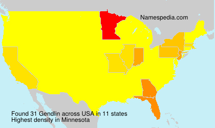 Surname Gendlin in USA Surname Gendlin in USA