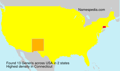Surname Generis in USA Surname Generis in USA