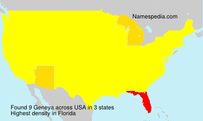 Surname Geneya in USA Surname Geneya in USA