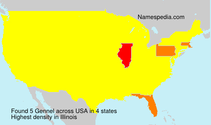 Surname Gennel in USA Surname Gennel in USA