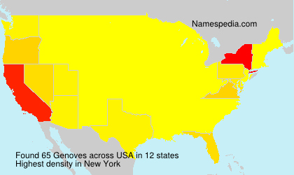 Surname Genoves in USA Surname Genoves in USA