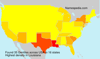 Surname Gentiles in USA Surname Gentiles in USA