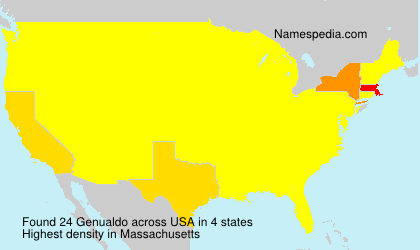 Surname Genualdo in USA Surname Genualdo in USA