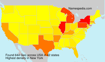 Surname Geo in USA Surname Geo in USA