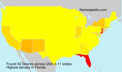 Surname Geores in USA Surname Geores in USA