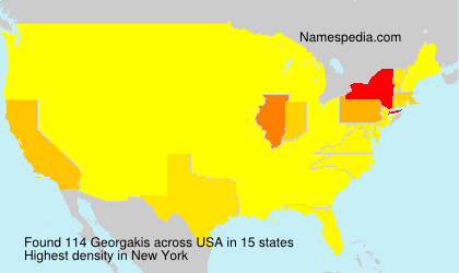 Surname Georgakis in USA Surname Georgakis in USA