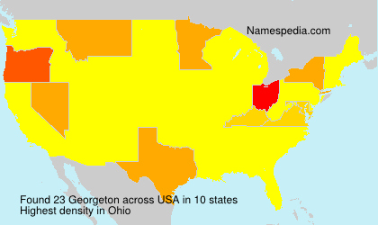 Surname Georgeton in USA Surname Georgeton in USA