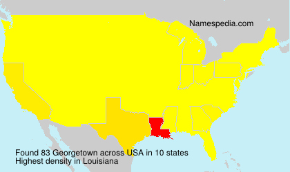 Surname Georgetown in USA Surname Georgetown in USA