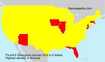 Surname Georgiane in USA Surname Georgiane in USA