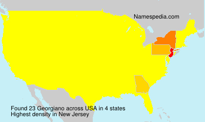 Surname Georgiano in USA