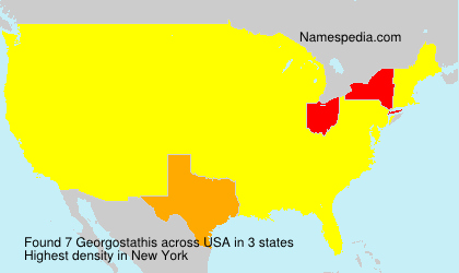 Surname Georgostathis in USA Surname Georgostathis in USA