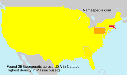 Surname Georgoudis in USA Surname Georgoudis in USA