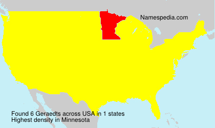 Surname Geraedts in USA Surname Geraedts in USA