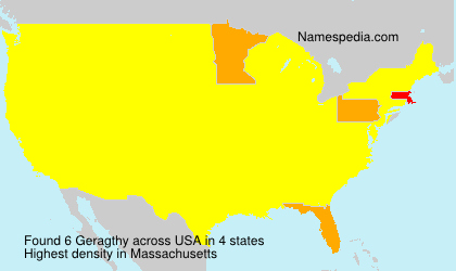 Surname Geragthy in USA Surname Geragthy in USA
