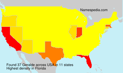 Surname Geralde in USA Surname Geralde in USA