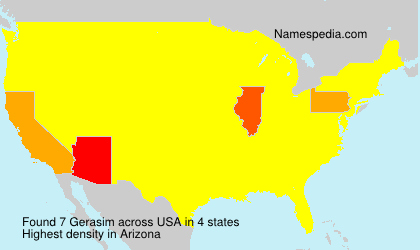 Surname Gerasim in USA