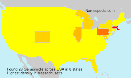 Surname Gerasimidis in USA Surname Gerasimidis in USA