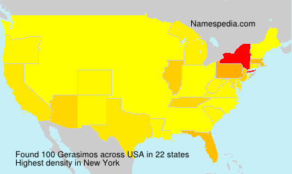 Surname Gerasimos in USA Surname Gerasimos in USA