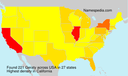 Surname Geraty in USA Surname Geraty in USA