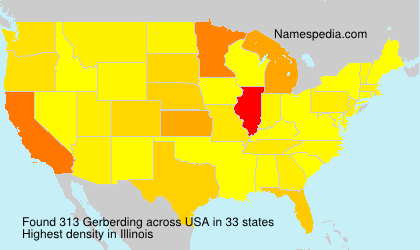 Surname Gerberding in USA Surname Gerberding in USA