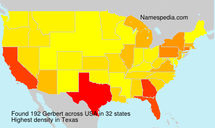 Surname Gerbert in USA Surname Gerbert in USA