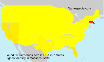 Surname Gerbrands in USA Surname Gerbrands in USA