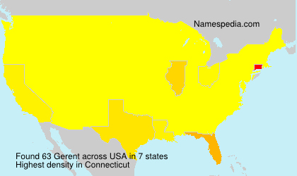 Surname Gerent in USA Surname Gerent in USA
