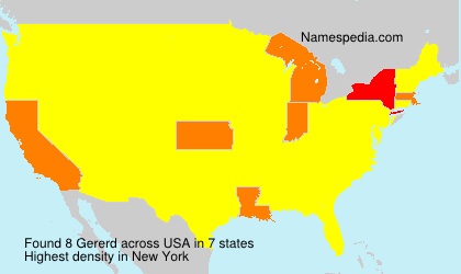 Surname Gererd in USA Surname Gererd in USA