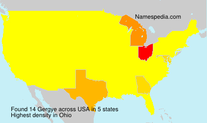 Surname Gergye in USA Surname Gergye in USA