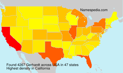 Surname Gerhardt in USA Surname Gerhardt in USA