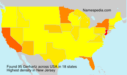 Surname Gerhartz in USA Surname Gerhartz in USA