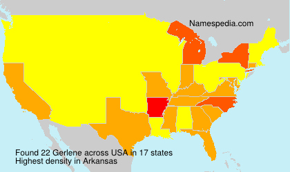 Surname Gerlene in USA Surname Gerlene in USA
