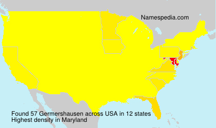 Surname Germershausen in USA Surname Germershausen in USA