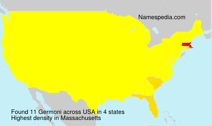 Surname Germoni in USA Surname Germoni in USA