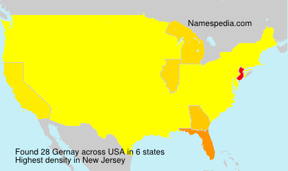 Surname Gernay in USA Surname Gernay in USA